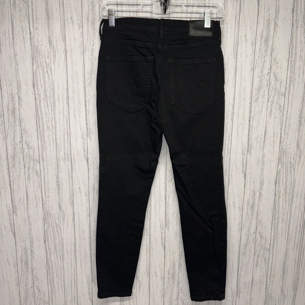 Womens Size 28 Everlane Skinny Ankle Jeans Black EUC - Picture 4 of 5